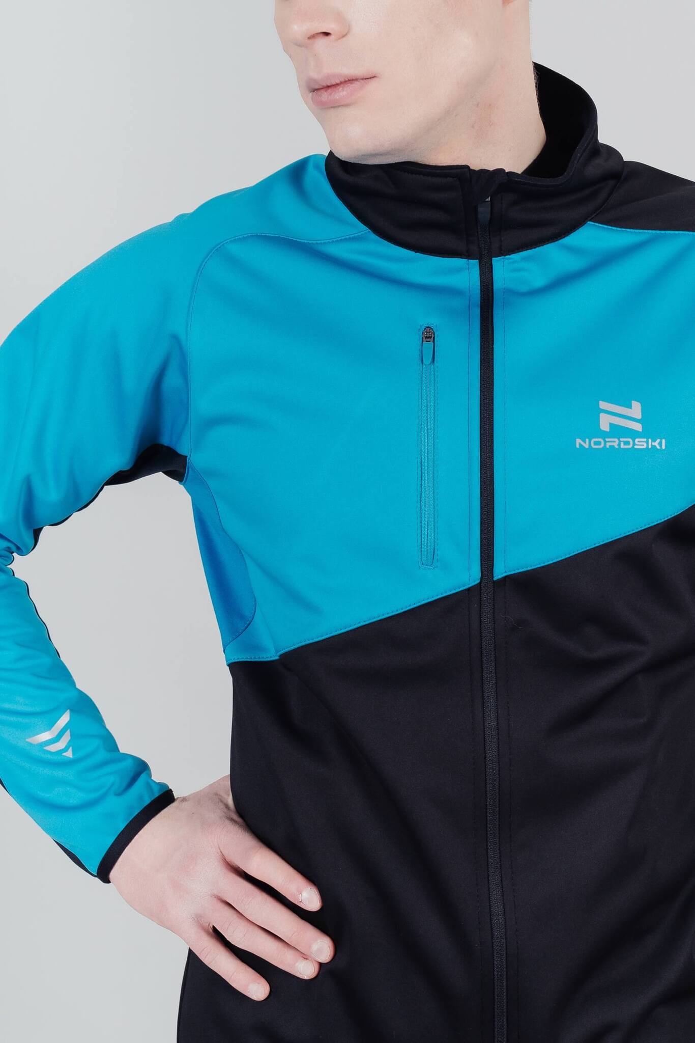 Утепленный лыжный костюм мужской Nordski Premium Active blue-black - 6