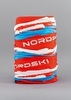 Nordski Stripe многофункциональный баф red-blue - 1