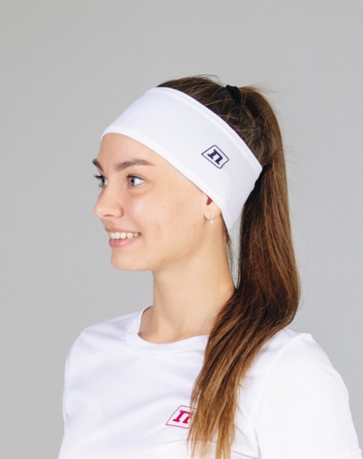 Повязка на голову спортивная Noname White Line Xtreme Headband 25 white - 3