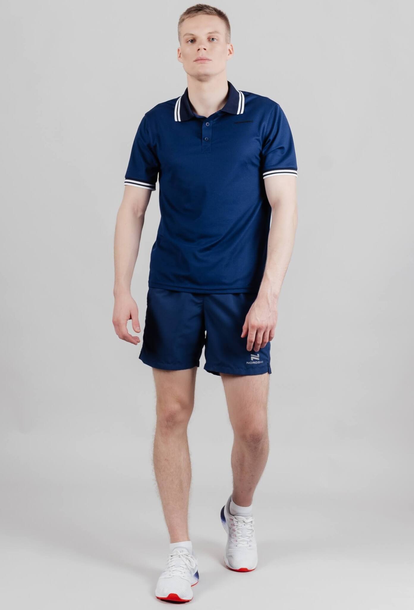 УЦЕНКА-Мужская футболка поло Nordski blue - 6