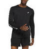 Asics Icon 1/2 Zip LS рубашка для бега мужская черная - 1