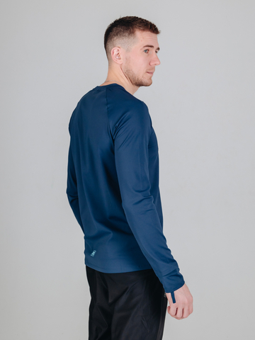 Мужской тренировочный лонгслив Noname Clima Long Shirt 26 dark blue