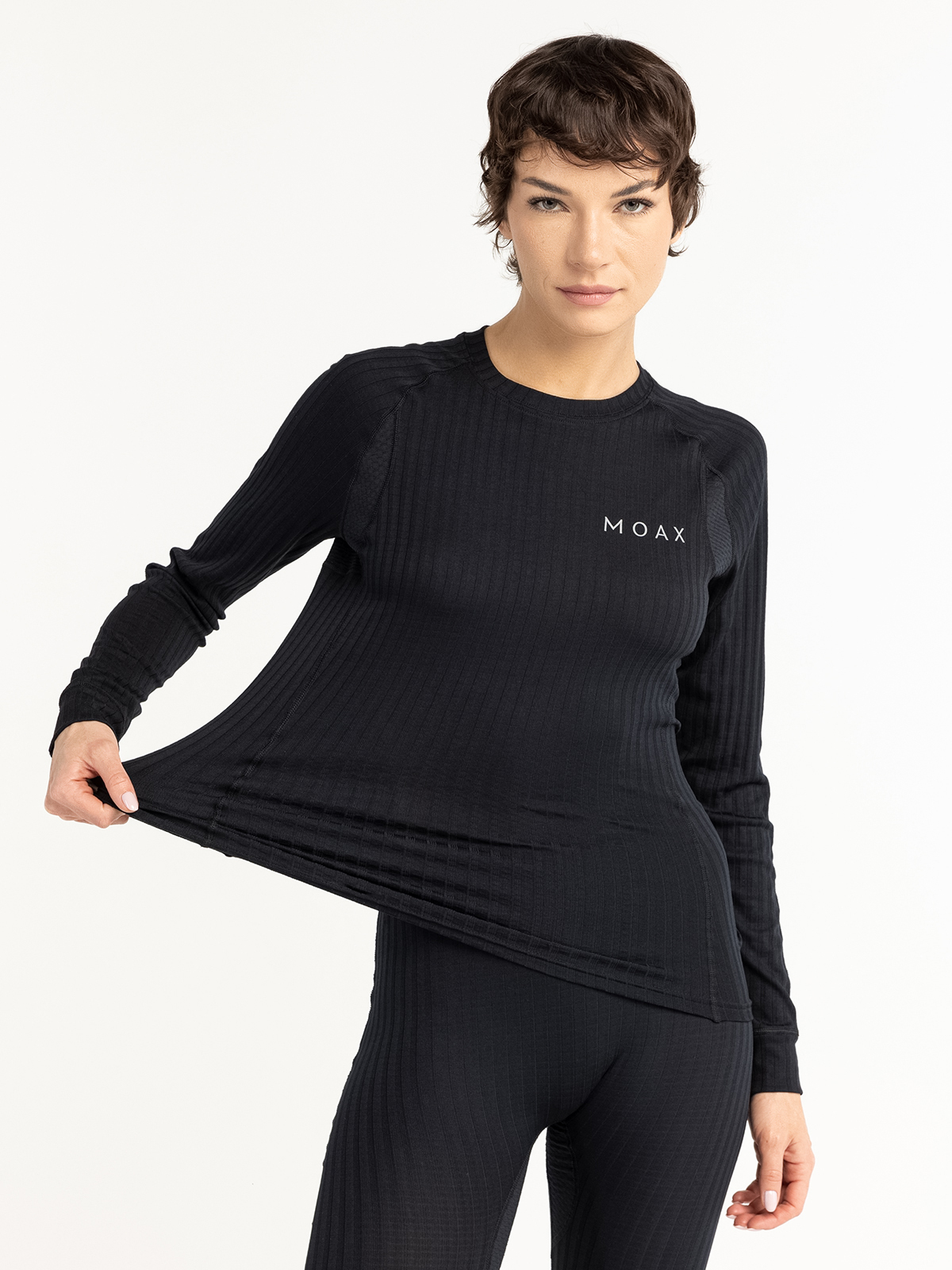 Женский комплект спортивного термобелья Moax Active Pro черный - 6