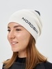 Лыжная шапка c шерстью Nordski Embroidery white - 1