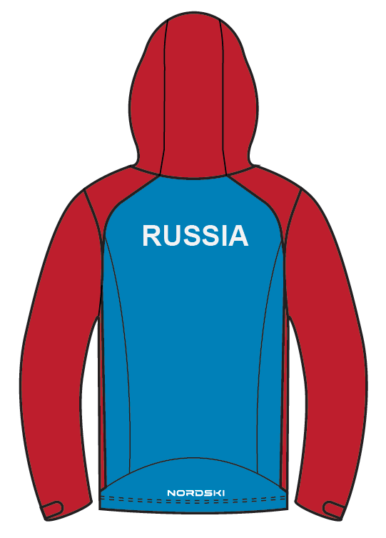 Уцененная Nordski National мужская лыжная куртка blue-red - 6