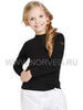 Термобелье рубашка Norveg Active Kids детская с длинным рукавом чёрная - 3