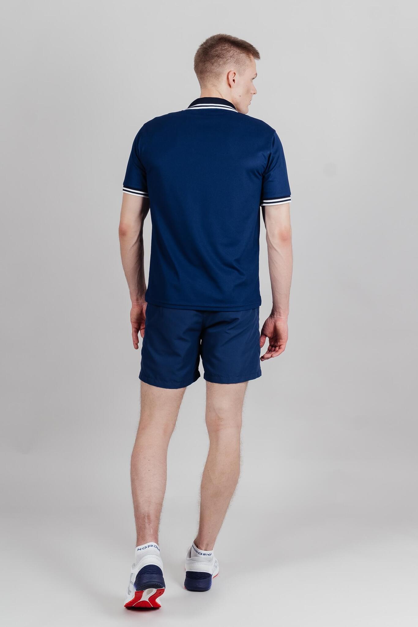 УЦЕНКА-Мужская футболка поло Nordski blue - 7