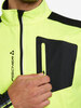 Мужской лыжный жилет Fischer Softshell Warm черно-лимонный - 3