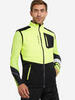 Мужской лыжный жилет Fischer Softshell Warm черно-лимонный - 1