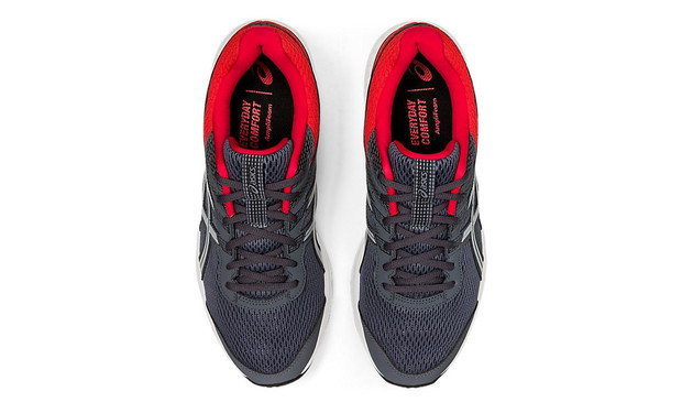 Asics Gel Contend 6 кроссовки для бега мужские серые-красные - 4