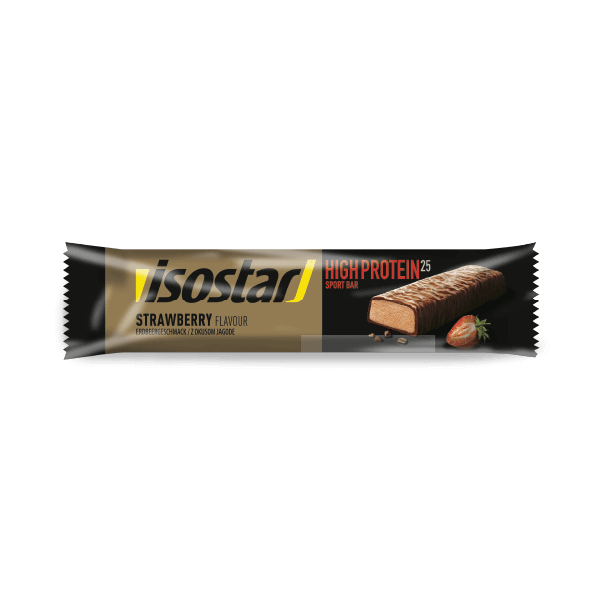 Батончик высокопротеиновый Isostar High Protein клубника