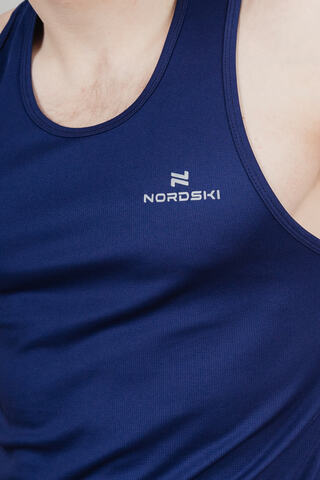 Мужская спортивная майка Nordski Run темно-синяя
