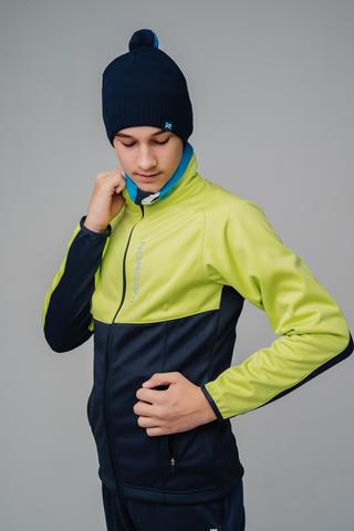 Nordski Jr Premium лыжная куртка детская green-blueberry