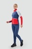 Женский тренировочный лыжный костюм Nordski Pro 2.0 white-red-blue - 2