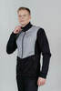 Мужская куртка для лыж и бега зимой Nordski Hybrid Pro black-grey - 1