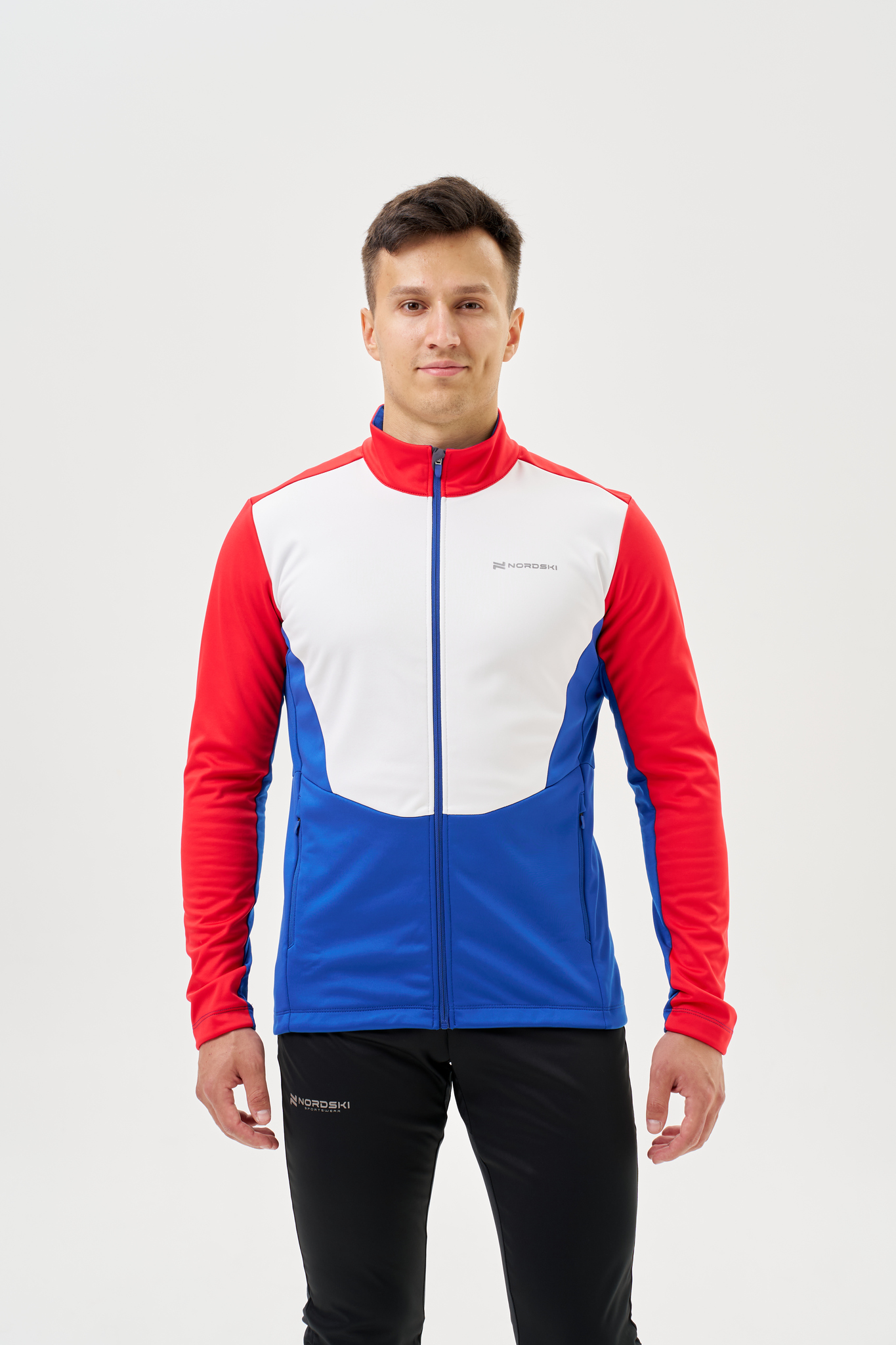 Мужская тренировочная лыжная куртка Nordski Advance patriot