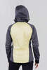 Женская тренировочная куртка с капюшоном Nordski Hybrid Hood black-yellow - 2