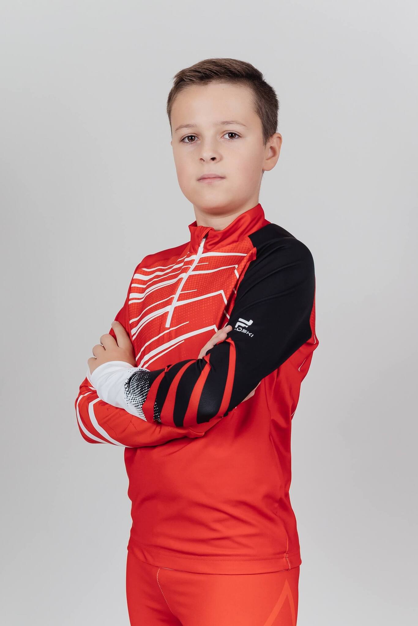 Детский и подростковый лыжный гоночный костюм Nordski Jr Pro red-black - 4