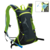 Mizuno Running Backpack рюкзак черный-зеленый - 2