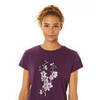 Asics Sakura Flower Tee футболка для бега женская фиолетовая - 4