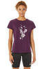 Asics Sakura Flower Tee футболка для бега женская фиолетовая - 1