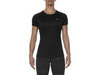 ASICS STRIPE SS TOP женская спортивная футболка черная - 1