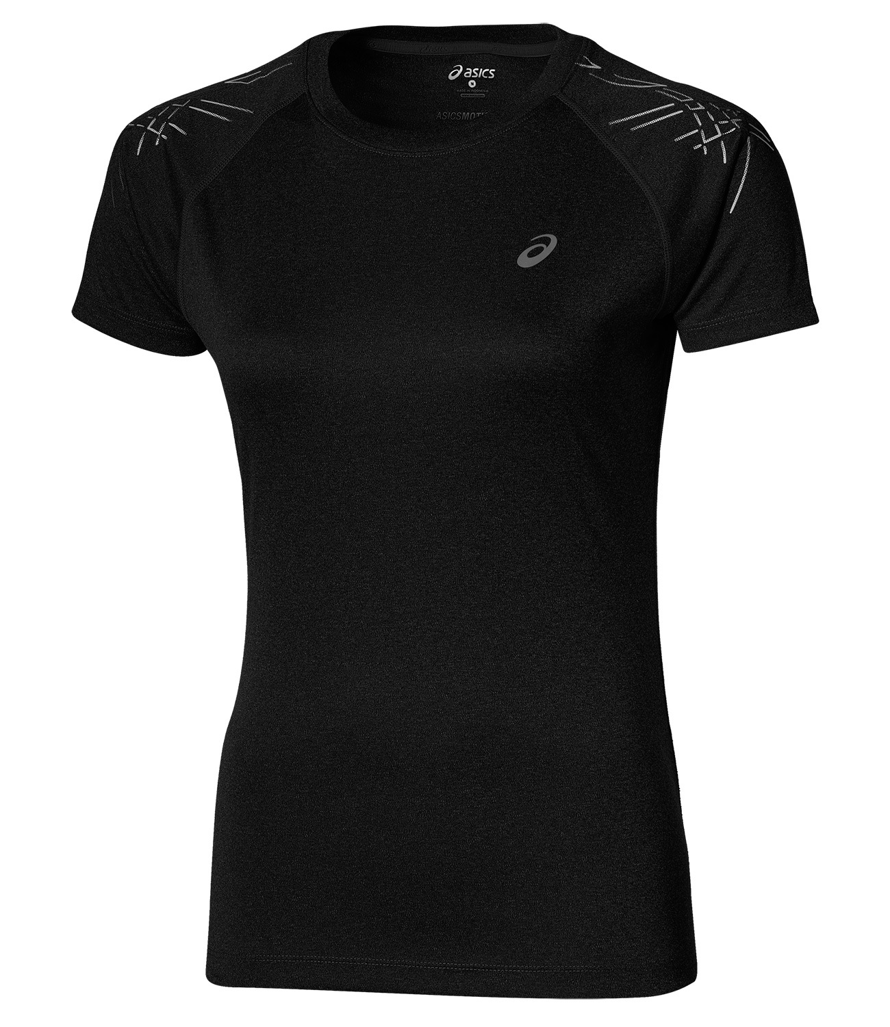 ASICS STRIPE SS TOP женская спортивная футболка черная - 6