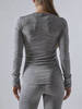 Craft Fuseknit Comfort термобелье рубашка женская grey - 3