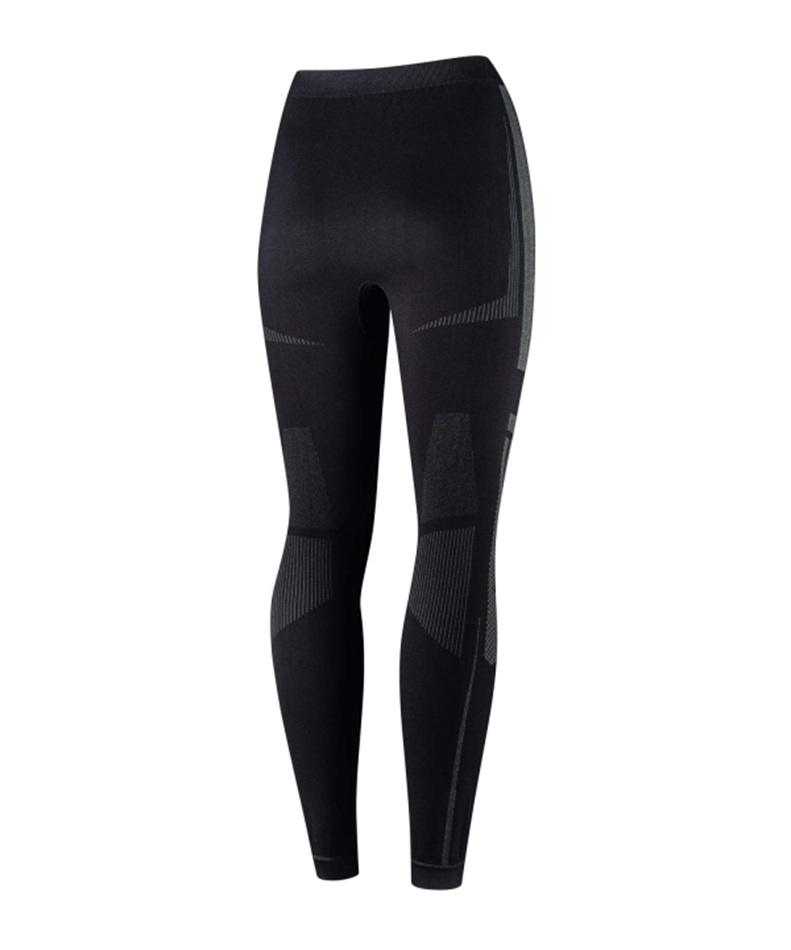 Женские термолосины Brubeck Dry черные-графитовые - 4