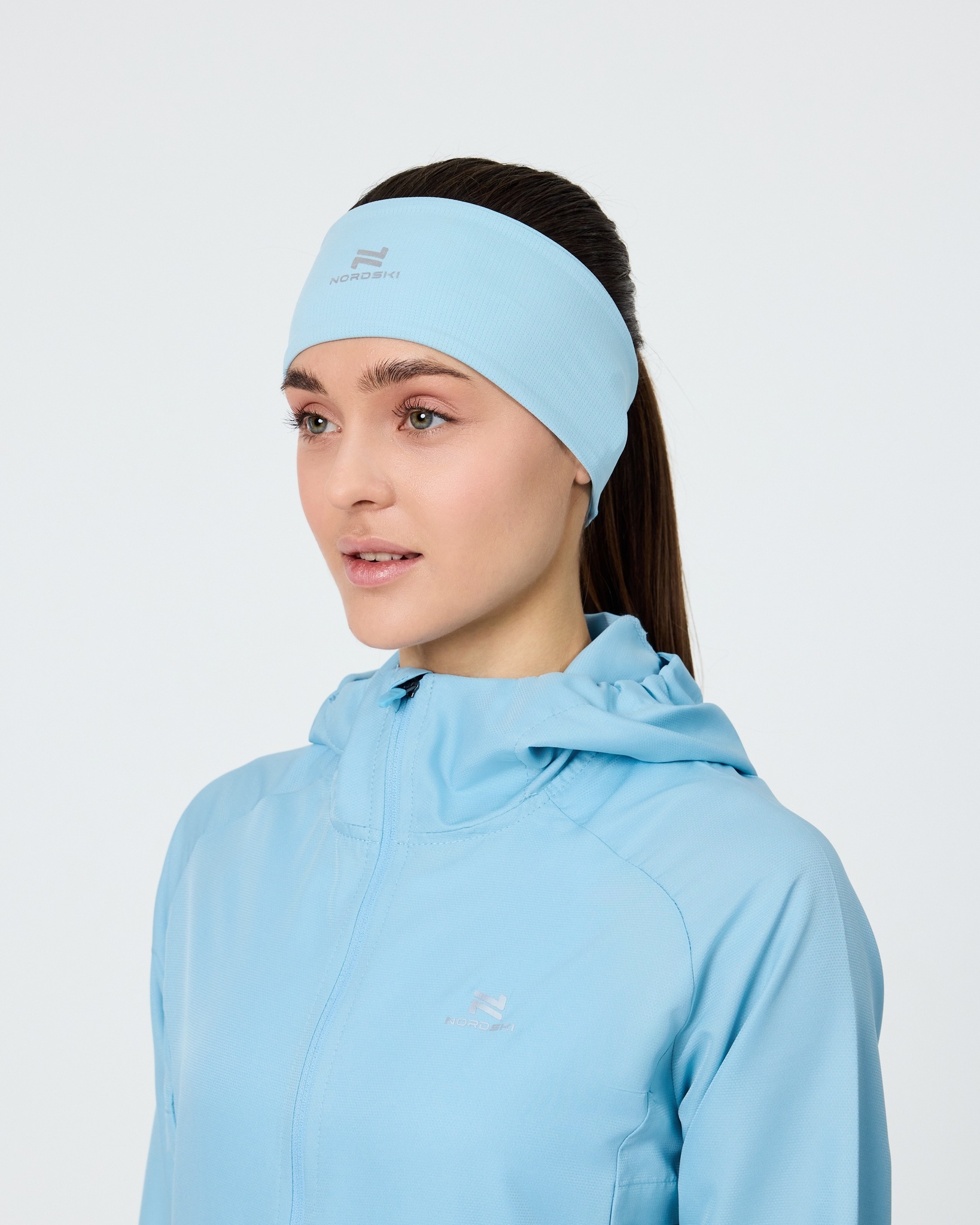 Повязка на голову беговая Nordski Run sky