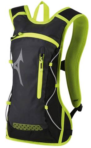 Mizuno Running Backpack рюкзак черный-зеленый
