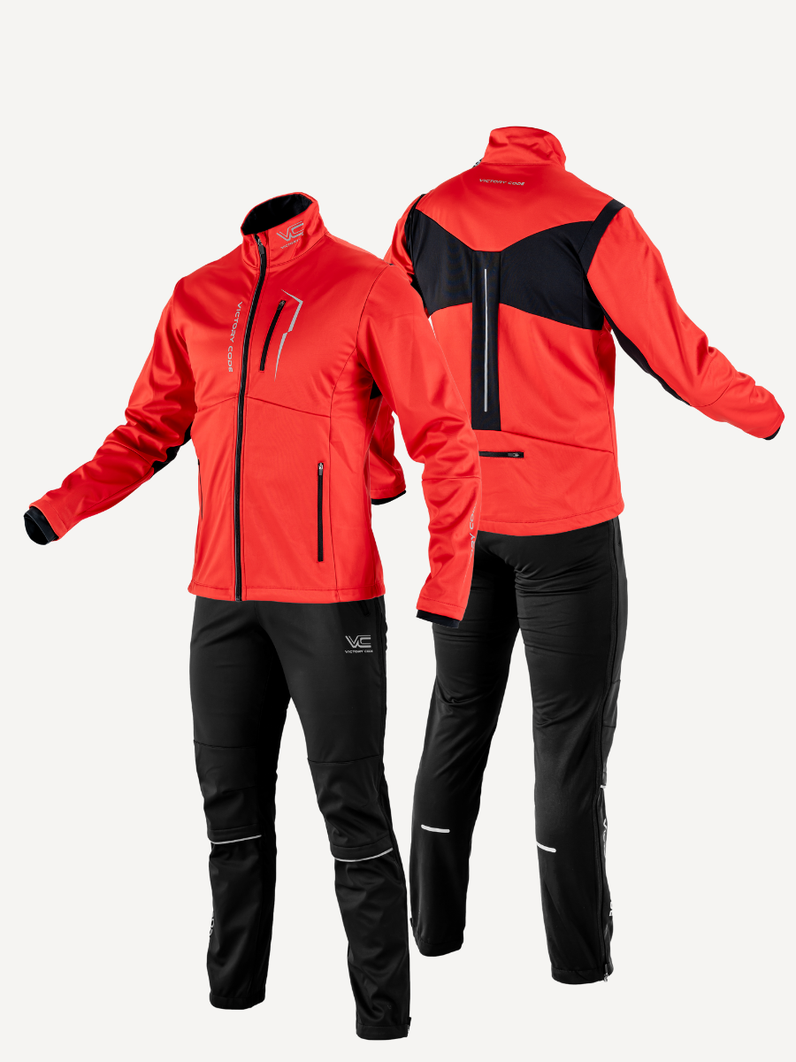 Лыжный костюм Victory Code Extreme Active унисекс red - 2