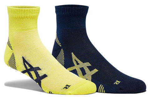Asics 2ppk Cushioning Sock комплект носков синие-желтые