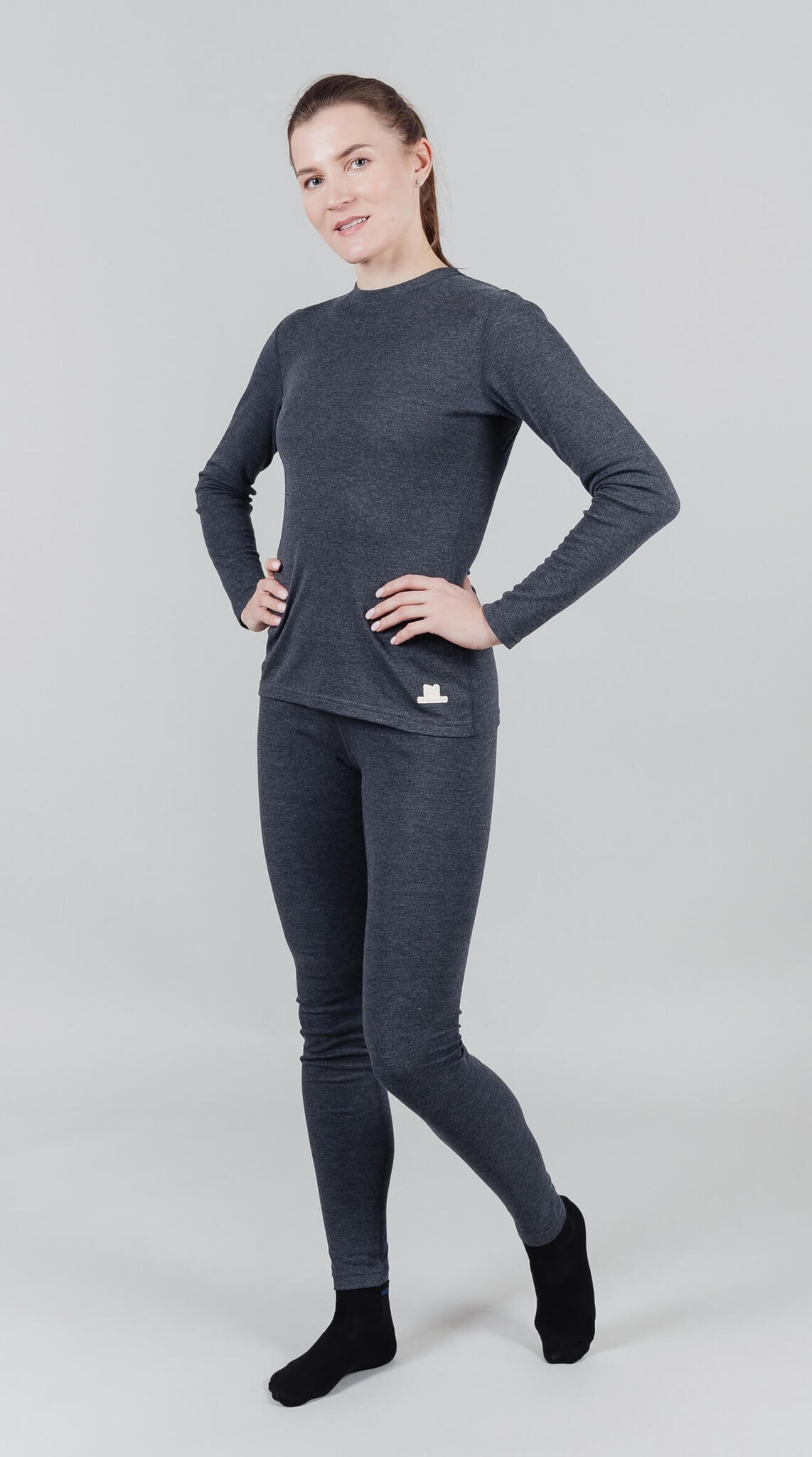 Женский комплект термобелья Nordski Soft grey melange