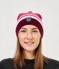 Лыжная шапка c шерстью Nordski Move pink-white - 2