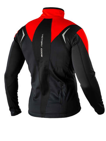 Victory Code Go Fast Warm разминочный лыжный костюм со спинкой red