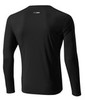 MIZUNO DRY LITE CORE L/S TEE мужская беговая рубашка черная - 2