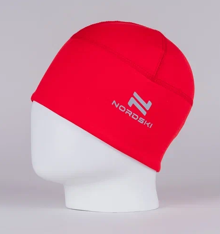 Тренировочная шапка Nordski Warm red