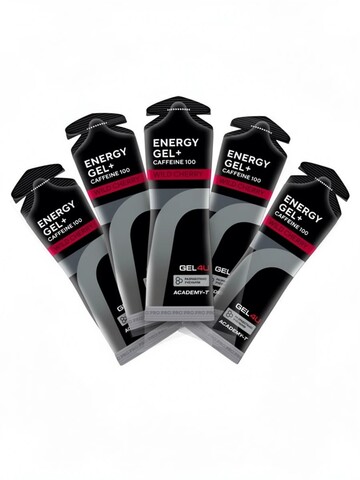 Набор энергетических гелей с кофеином GEL4U Energy GEL + Caffeine 60 г вишня