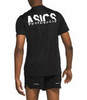 Asics Katakana Ss Top футболка для бега мужская черная - 2