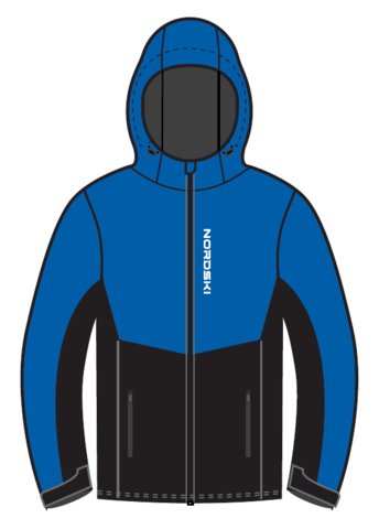 Nordski Montana утепленная куртка мужская синяя-черная