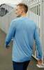 Мужская тренировочная футболка с длинным рукавом Nordski Pro cobalt - 4
