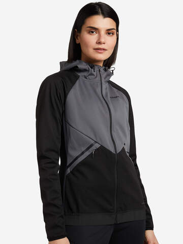 Женская лыжная куртка Craft Glide XC Hood black-grey