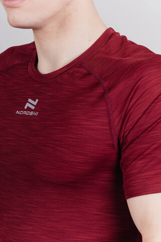 Nordski Pro футболка тренировочная мужская ruby