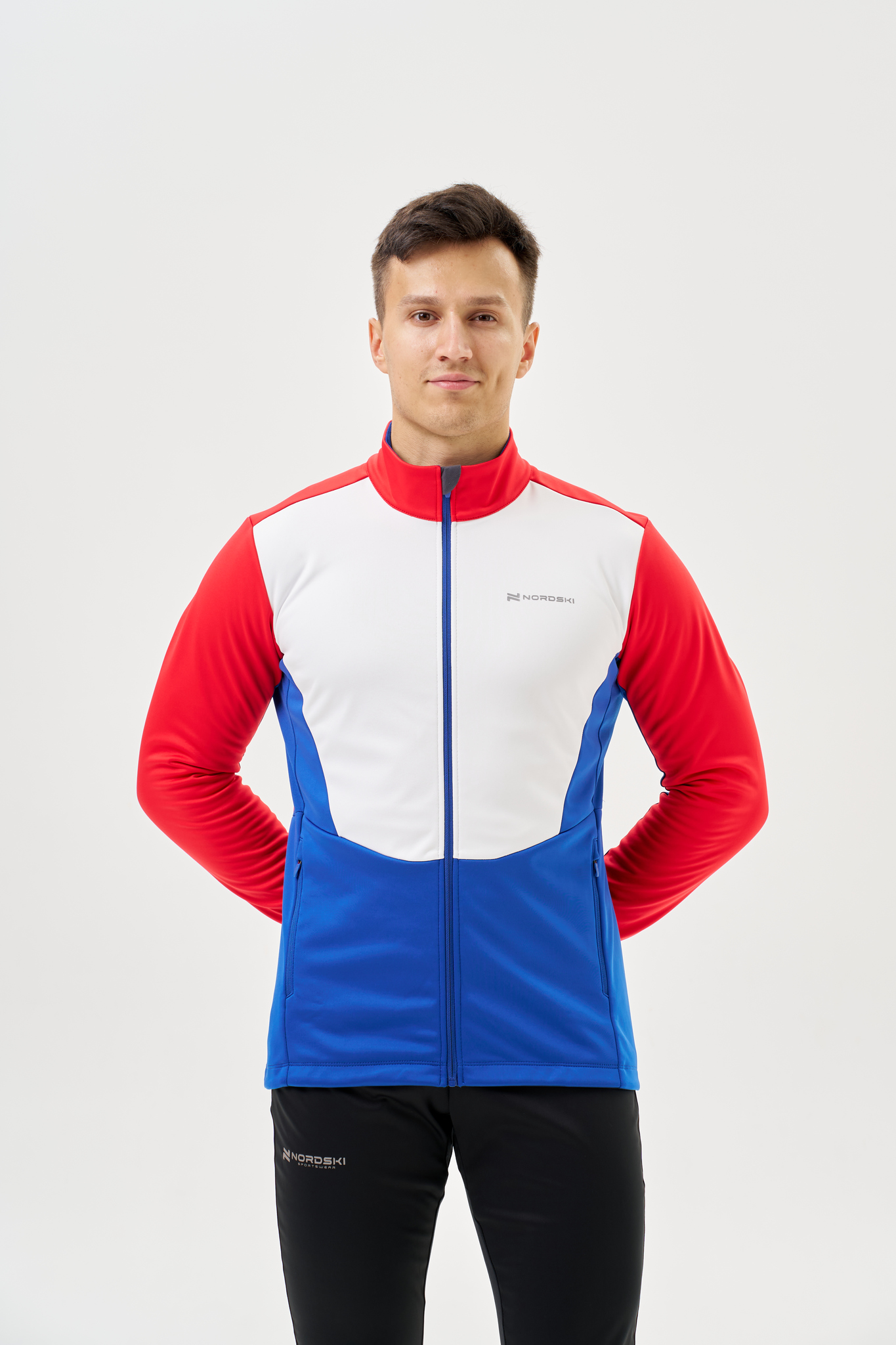Мужская тренировочная лыжная куртка Nordski Advance patriot - 2