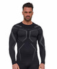 Мужской комплект термобелья Brubeck Dry черный-графитовый - 4