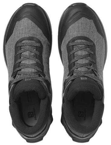 Мужские утепленные ботинки Salomon X Reveal Chukka CSWP черные-серые