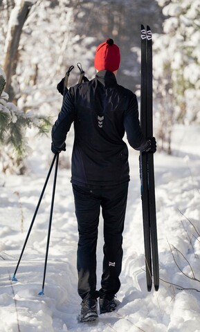 Утепленный лыжный костюм мужской Nordski Base Premium red-black