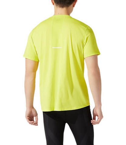 Asics Smsb Run Ss Top беговая футболка мужская желтая