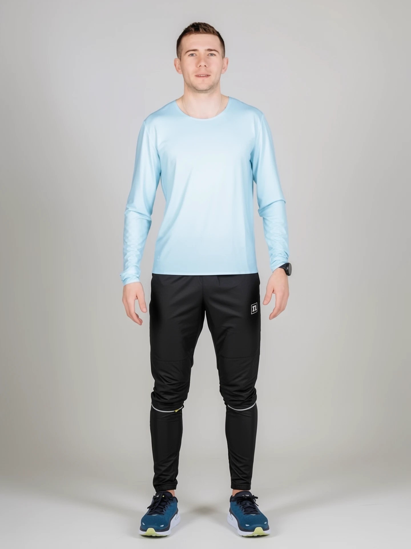 Мужской комплект для тренировок Noname Comp Running мятный-черный